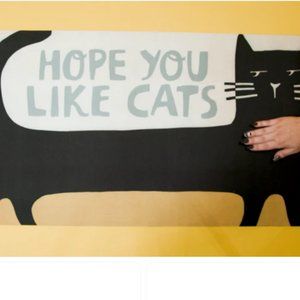 Hope You Like Cats Doormat Entryway Indoor/Outdoor Rug by LastGen